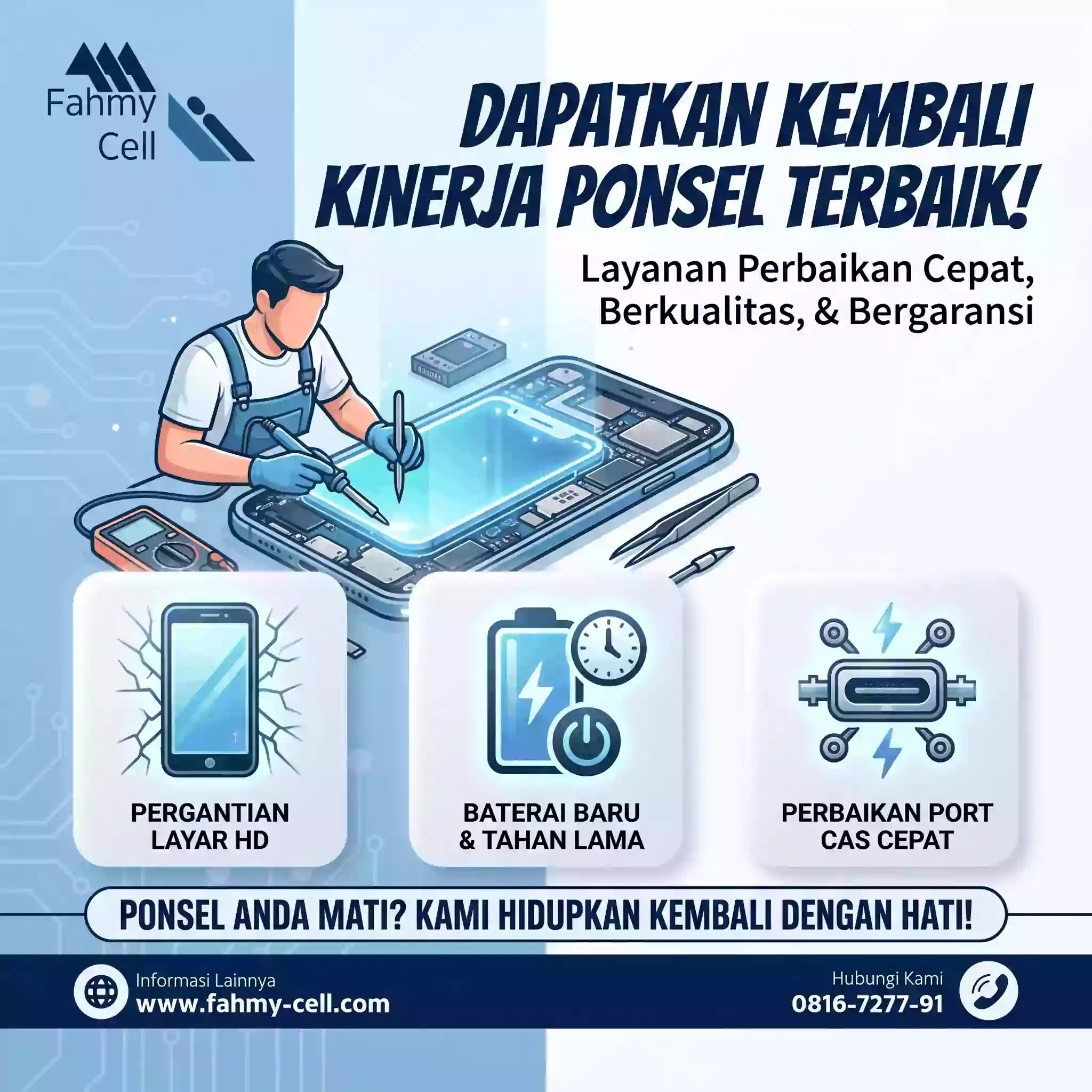 perbaikan ponsel pandeglang kadubera